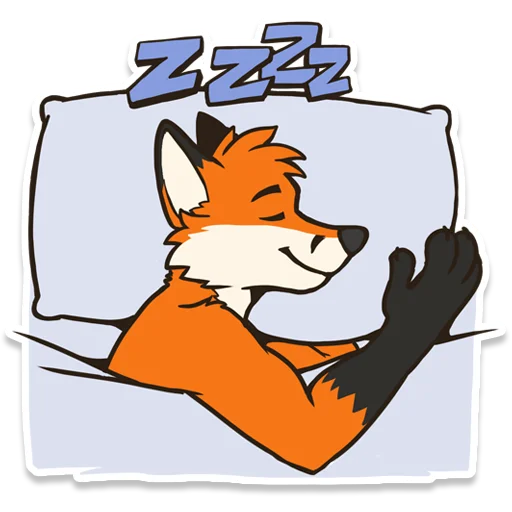 😴 Стикер «Luis Fox» для Telegram