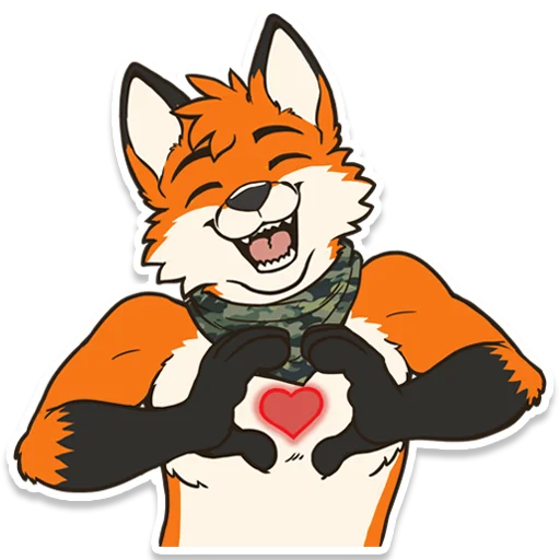 ❤️ Стикер «Luis Fox» для Telegram
