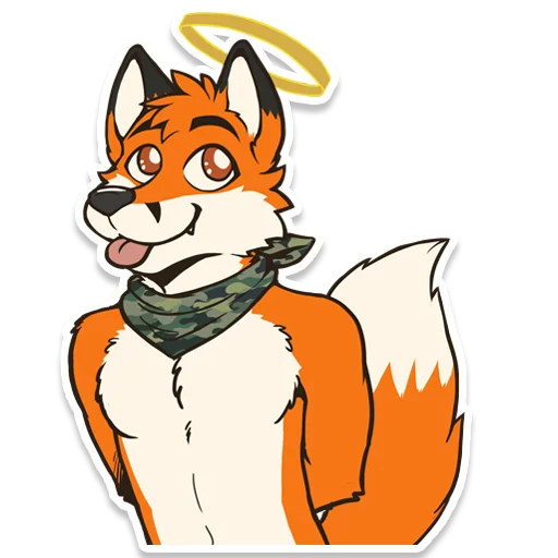 😇 Стикер «Luis Fox» для Telegram