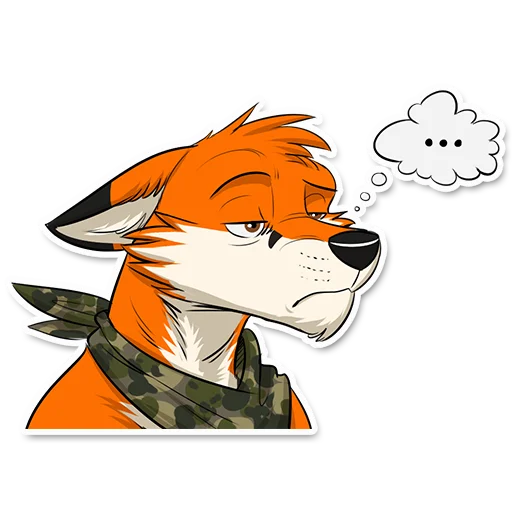 🥱 Стикер «Luis Fox» для Telegram