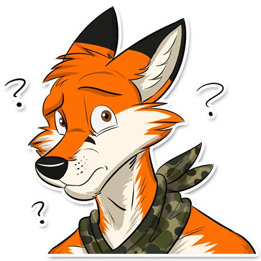 😕 Стикер «Luis Fox» для Telegram
