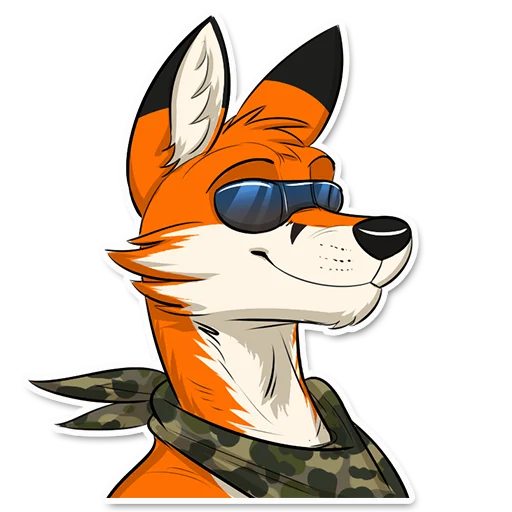😎 Стикер «Luis Fox» для Telegram