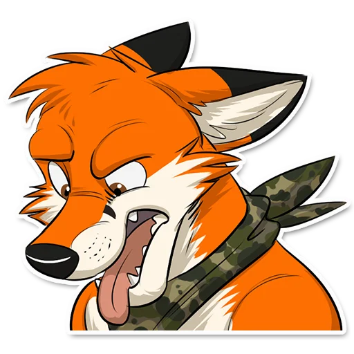🤢 Стикер «Luis Fox» для Telegram