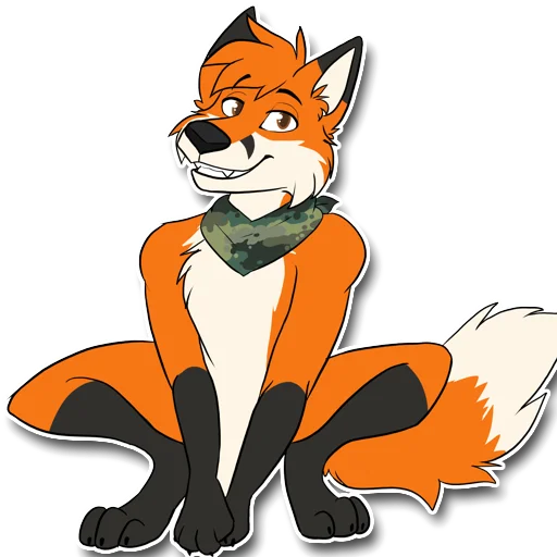 🐶 Стикер «Luis Fox» для Telegram