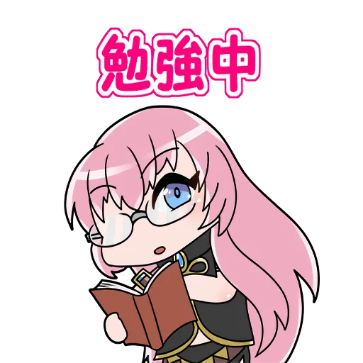 🤓 Стикер «Megurine Luka» для Telegram
