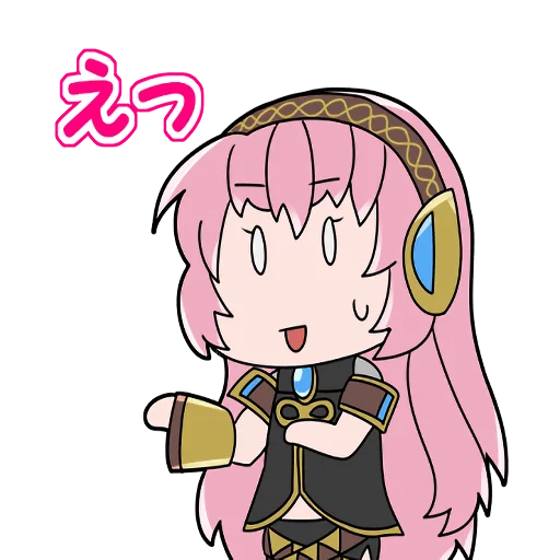 😦 Стикер «Megurine Luka» для Telegram