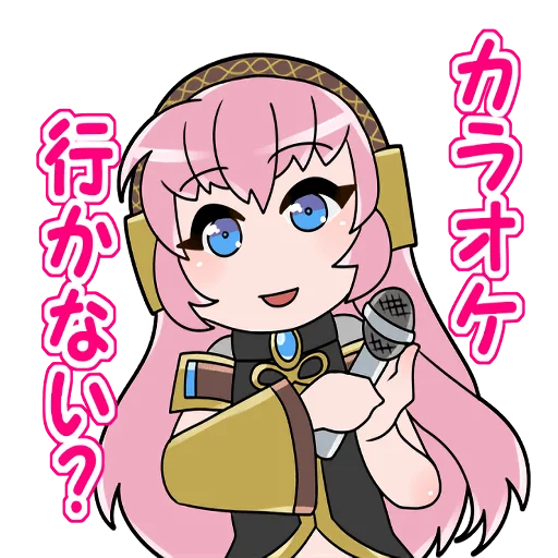 🎤 Стикер «Megurine Luka» для Telegram