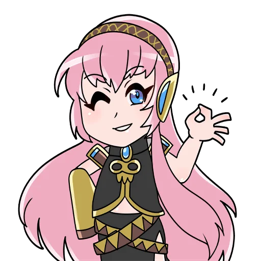 👌 Стикер «Megurine Luka» для Telegram