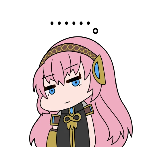 😐 Стикер «Megurine Luka» для Telegram