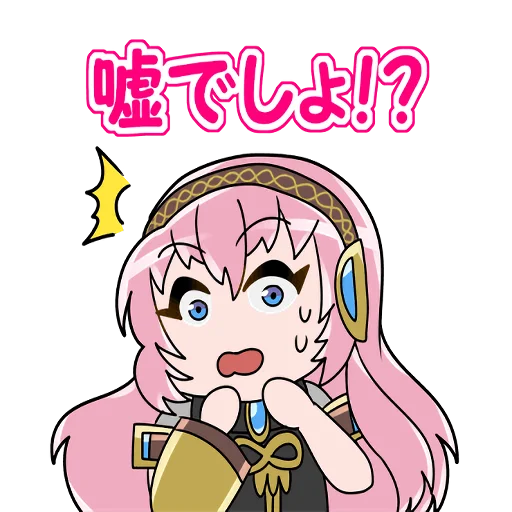 😨 Стикер «Megurine Luka» для Telegram