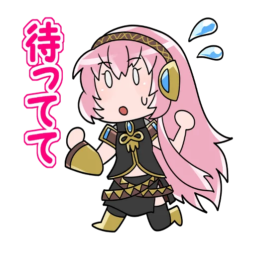 😨 Стикер «Megurine Luka» для Telegram