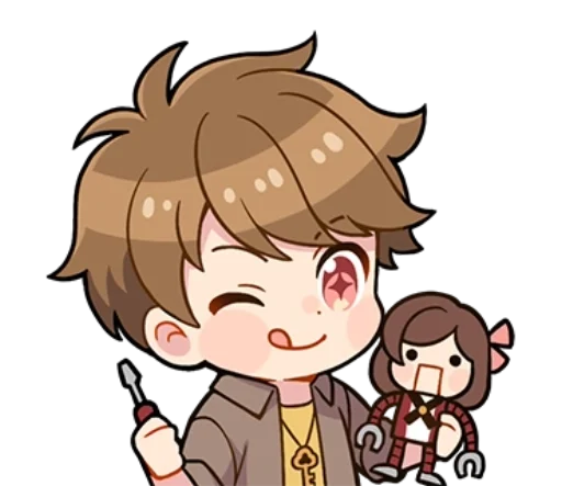 😈 Стикер «Lukes Chibi» для Telegram