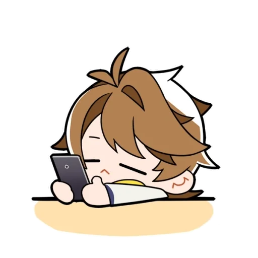 😒 Стикер «Lukes Chibi» для Telegram