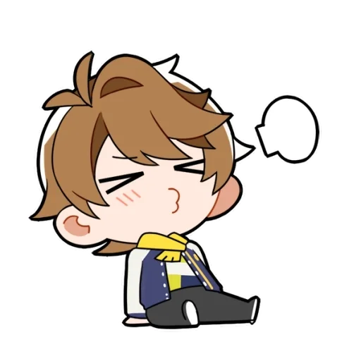 😮‍💨 Стикер «Lukes Chibi» для Telegram