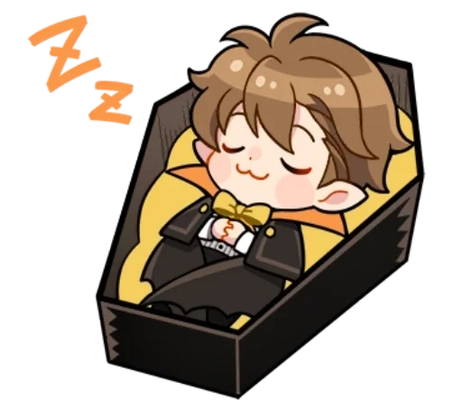 😴 Стикер «Lukes Chibi» для Telegram