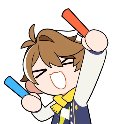 🥳 Стикер «Lukes Chibi» для Telegram