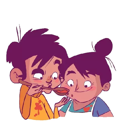 🍳 Стикер «Lulu and Jazz» для Telegram