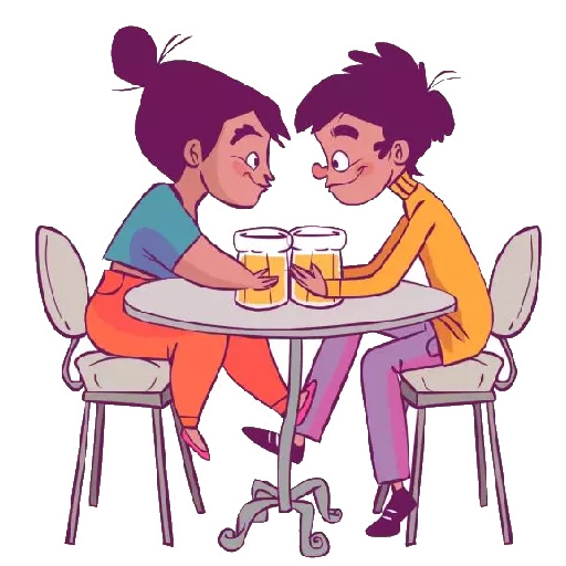 🍸 Стикер «Lulu and Jazz» для Telegram