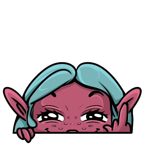 🖕 Стикер «Лу» для Telegram