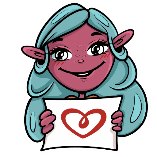 🥰 Стикер «Лу» для Telegram