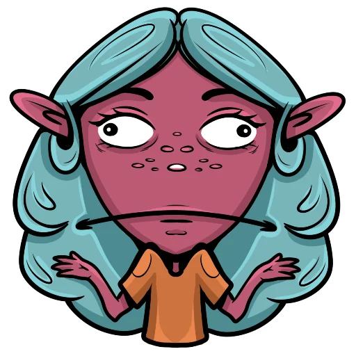 🫤 Стикер «Лу» для Telegram