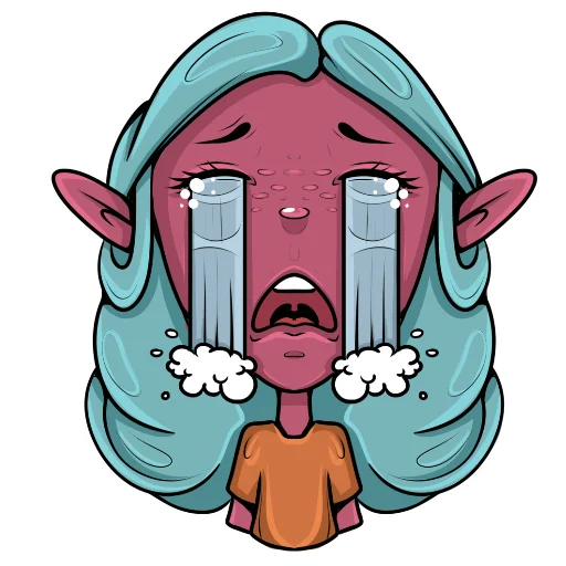 😭 Стикер «Лу» для Telegram