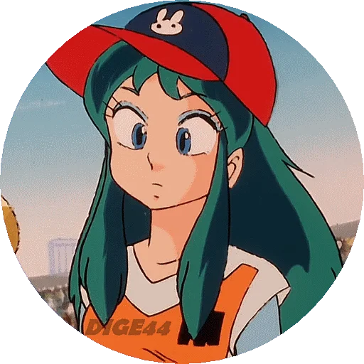 ⚾️ Стикер «URUSEI YATSURA LAMU&; LUM PHOTO-CIRCLE» для Telegram