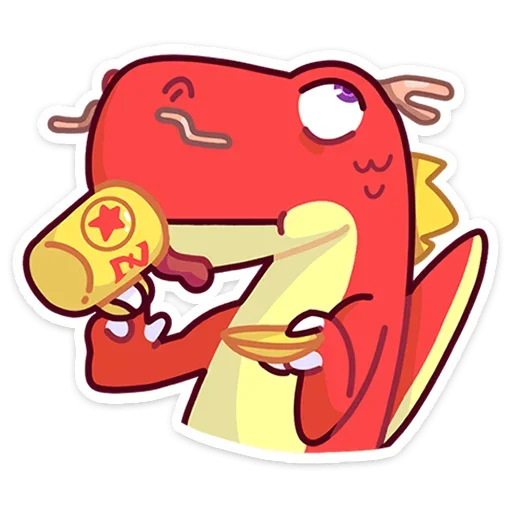 ☕️ Стикер «Лун» для Telegram