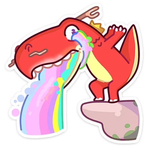 🌈 Стикер «Лун» для Telegram