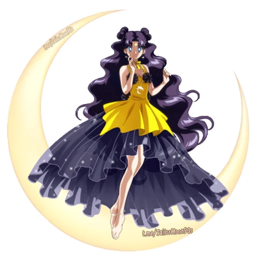 🌜 Стикер «Luna & Artemis» для Telegram