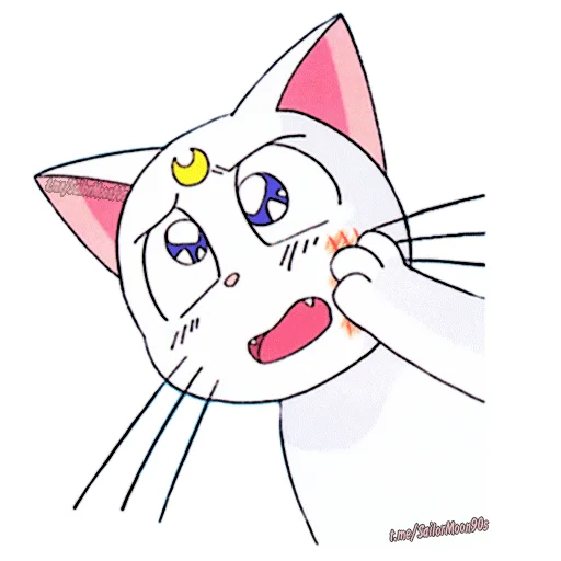 😵‍💫 Стикер «Luna & Artemis» для Telegram