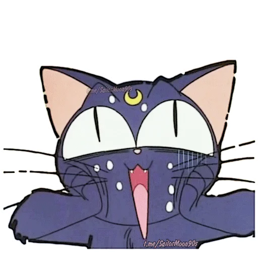 😱 Стикер «Luna & Artemis» для Telegram