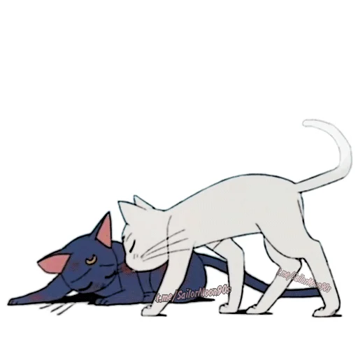 🤒 Стикер «Luna & Artemis» для Telegram