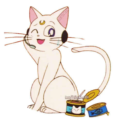 😅 Стикер «Luna & Artemis» для Telegram
