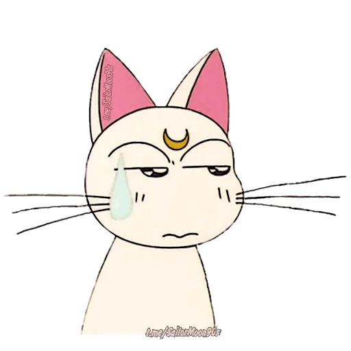 😐 Стикер «Luna & Artemis» для Telegram