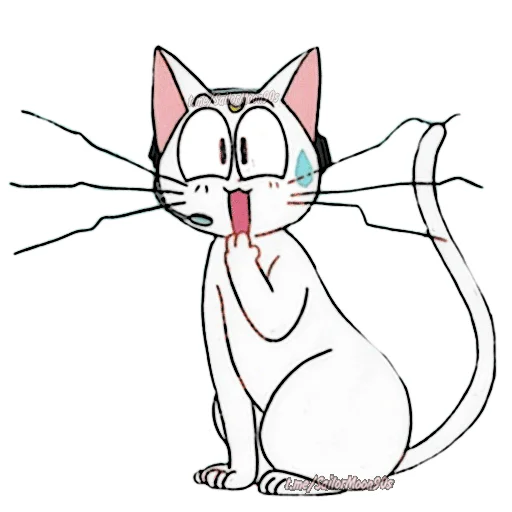 😵 Стикер «Luna & Artemis» для Telegram
