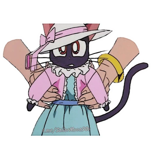 👗 Стикер «Luna & Artemis» для Telegram