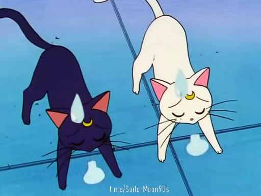 😓 Стикер «?Luna & Artemis?» для Telegram