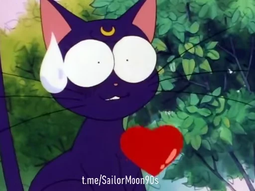 😳 Стикер «?Luna & Artemis?» для Telegram