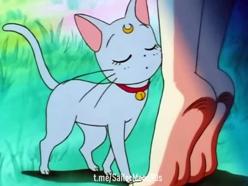 🤔 Стикер «?Luna & Artemis?» для Telegram