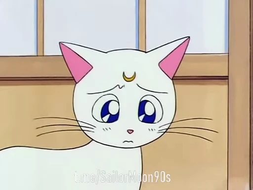 😕 Стикер «?Luna & Artemis?» для Telegram