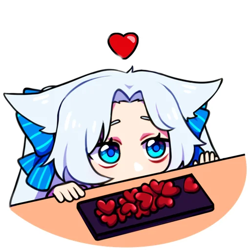 🥰 Стикер «Lunallia» для Telegram