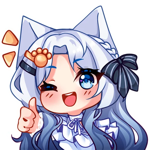 😆 Стикер «Lunallia» для Telegram