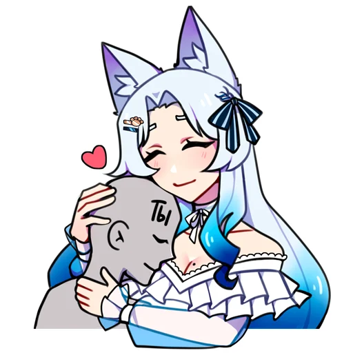 😍 Стикер «Lunallia» для Telegram
