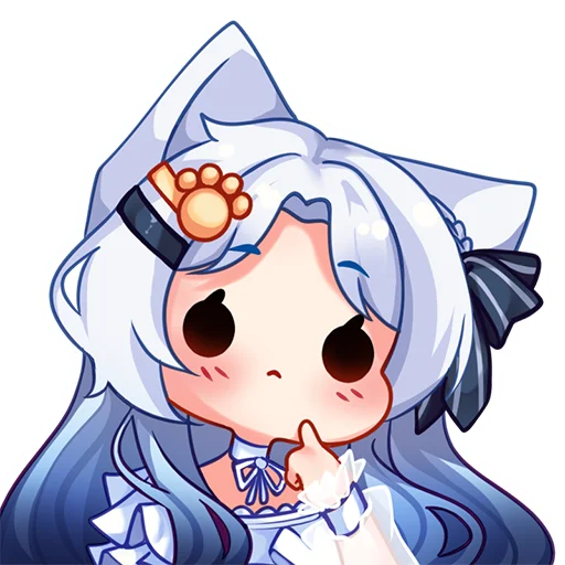 😟 Стикер «Lunallia» для Telegram