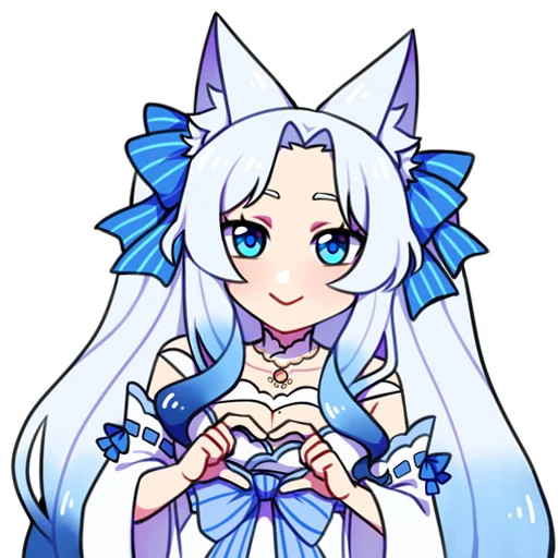 😘 Стикер «Lunallia» для Telegram