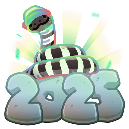 🐍 Эмодзи «Lunar Snake» для Telegram