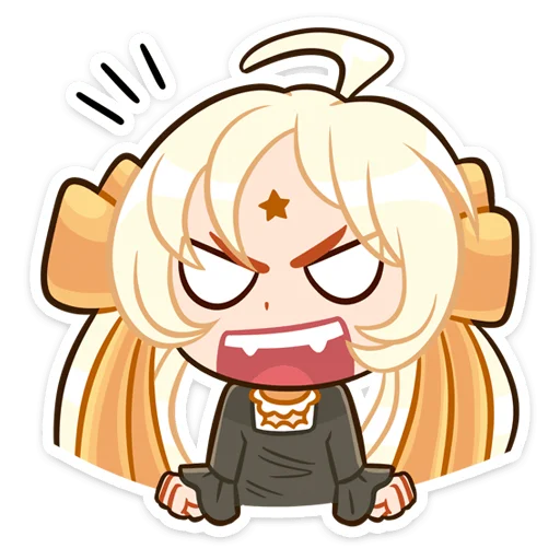 😠 Стикер «Луни» для Telegram