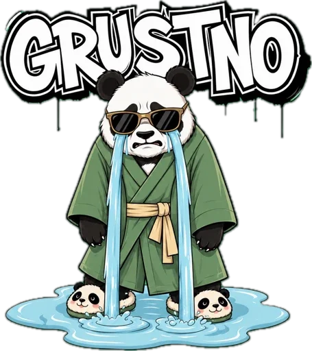 🥲 Стикер «Lunky Panda» для Telegram