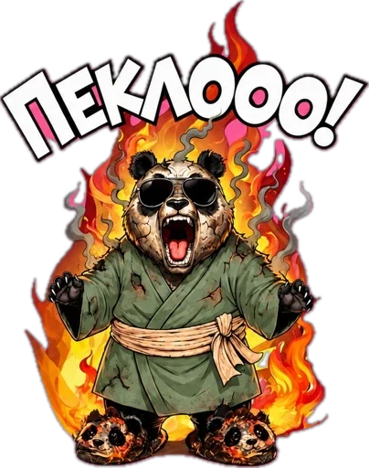 🔥 Стикер «Lunky Panda» для Telegram
